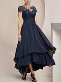 Round Neck Short Sequin Midi Dress