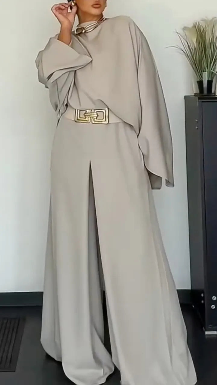Women's Round-Neck Premium Loose-Fit Casual Set