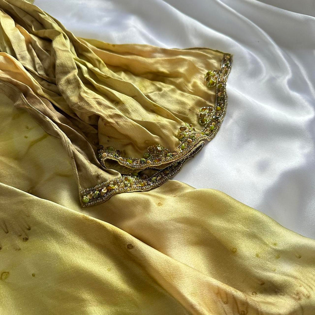 Women's Gold and Khaki Dress