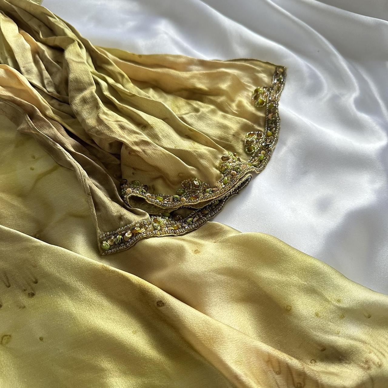 Women's Gold and Khaki Dress