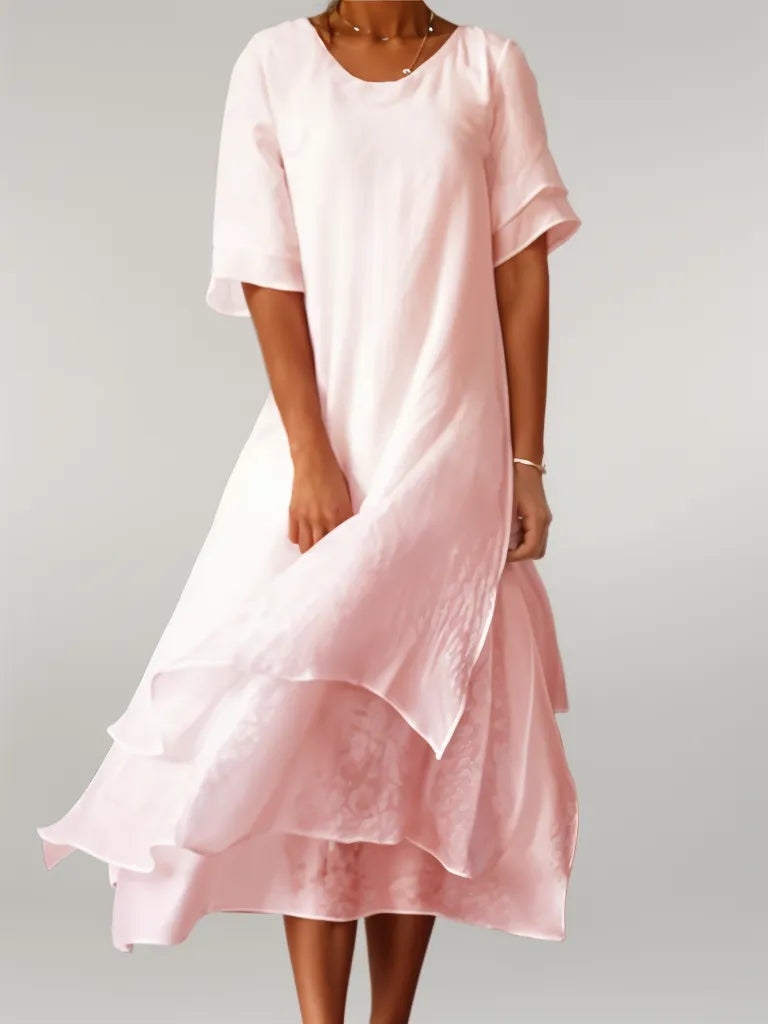 Maya Dress with Elegant Ruffles