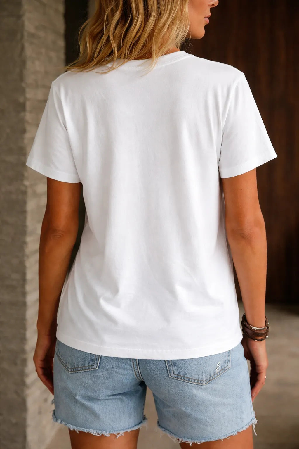 Casual & Comfortable Ruffled Cotton T-shirt