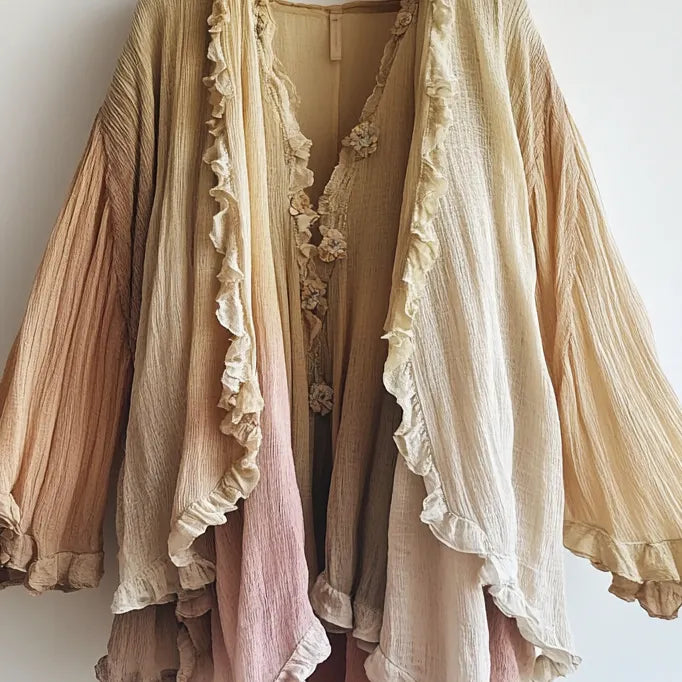 Ombre embroidered cardigan 54fe