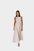 Dress with Design and Aristocratic Elegance