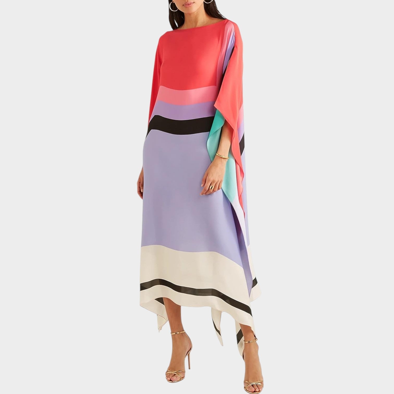 Effortless Flow Asymmetrical Midi Dress