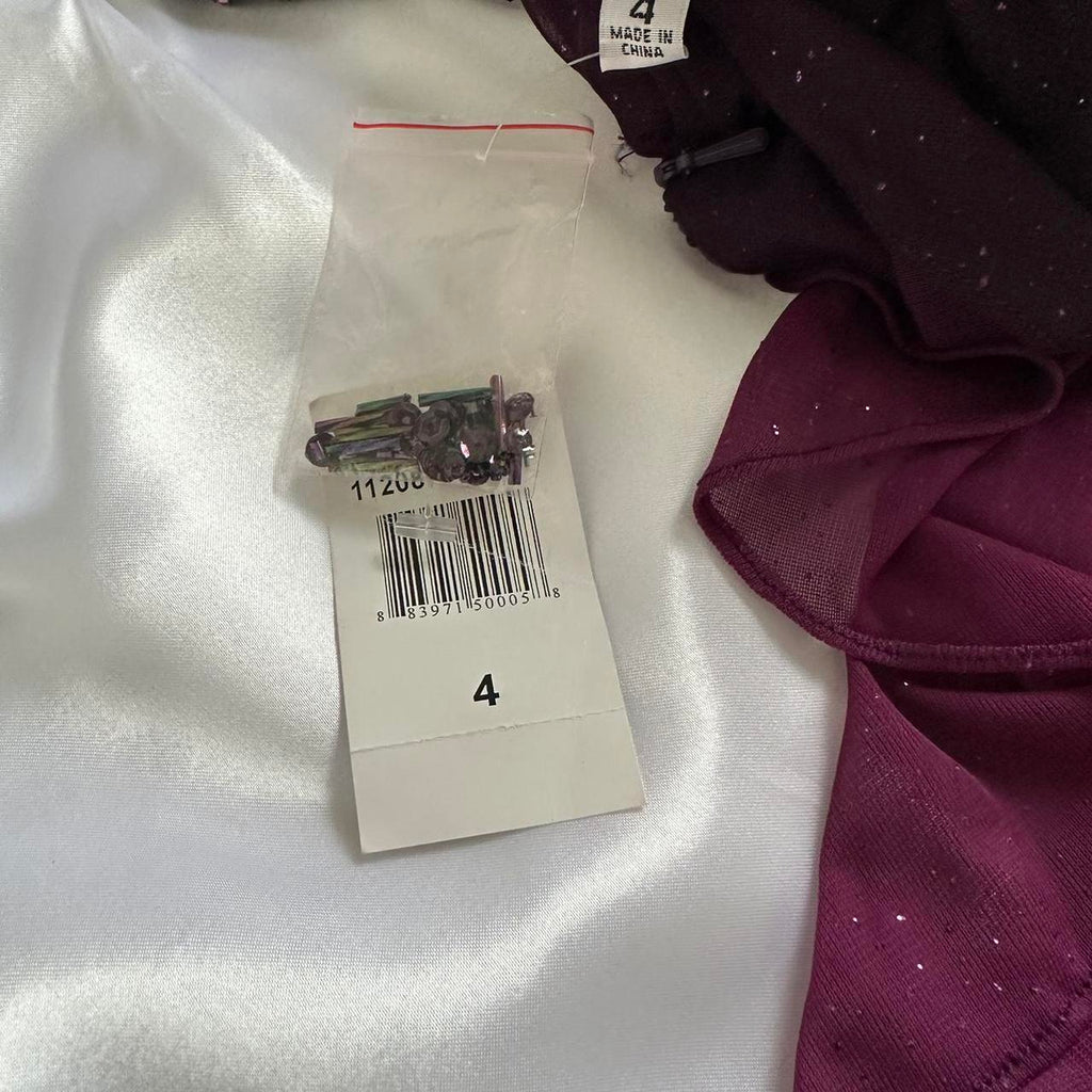 Betsy & Adam Women's Purple Dress