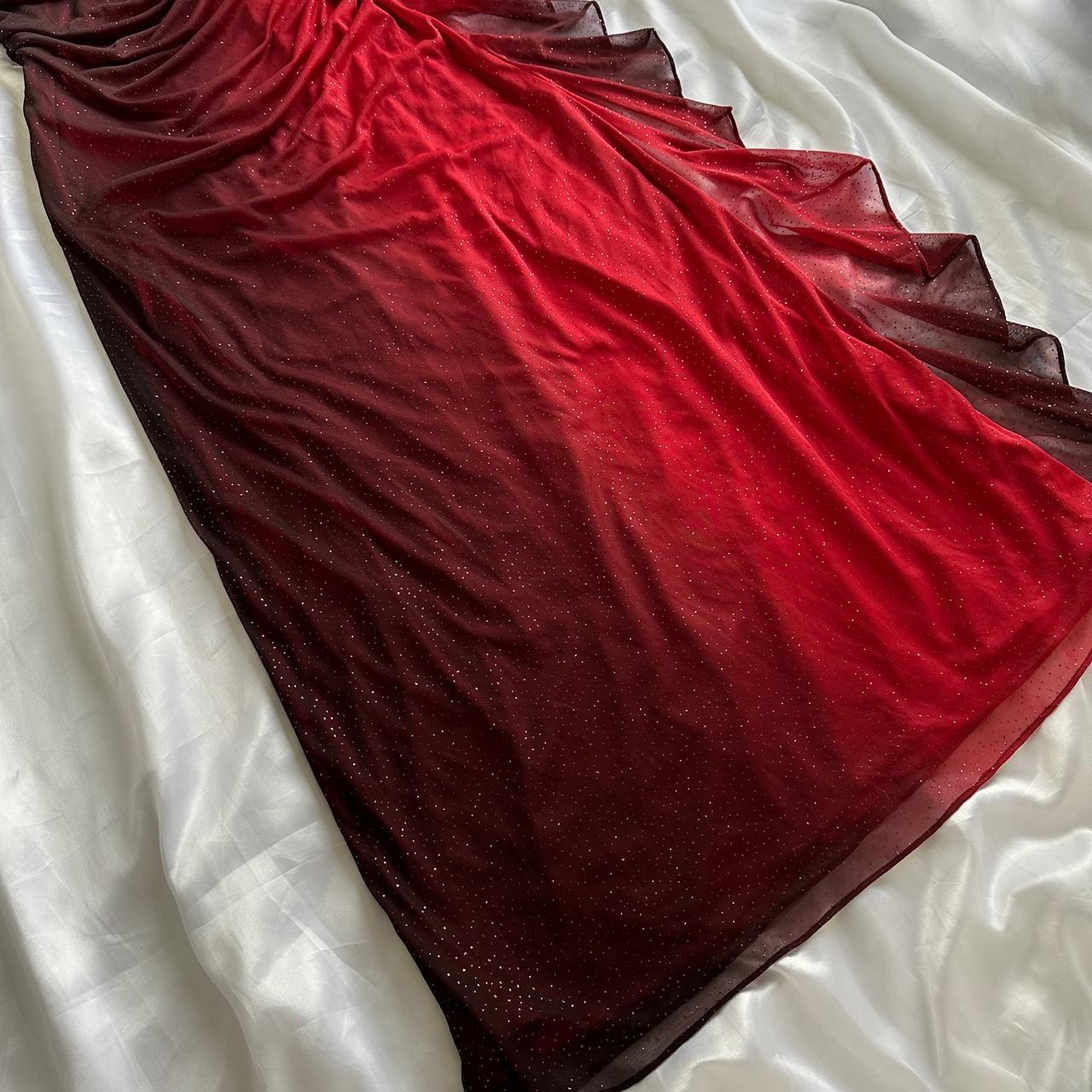 Betsy & Adam Women's Red and Black Dress