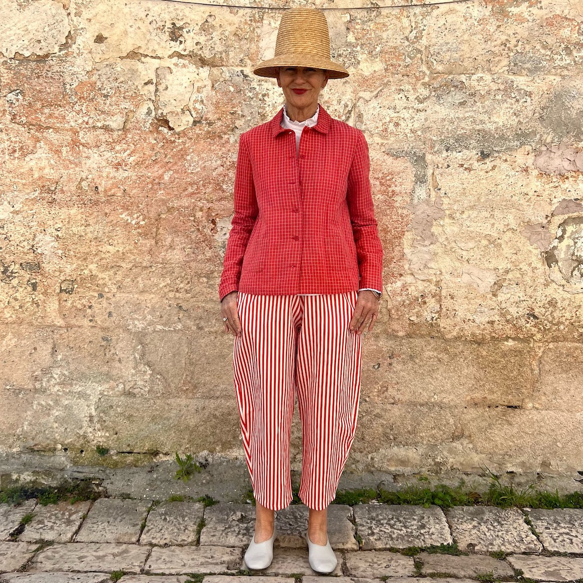 ApuntoB Jacket 1846 – Italian Linen Cotton Cropped Boxy Jacket