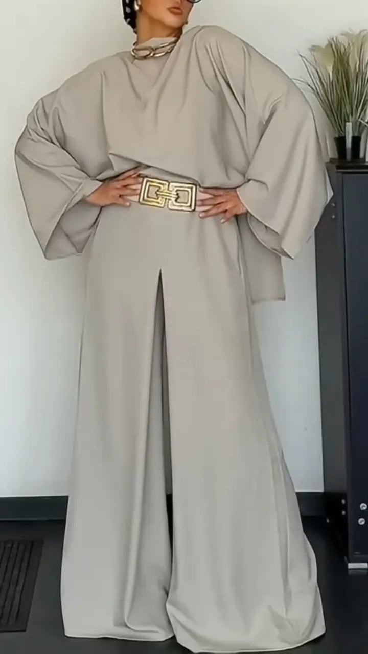 Women's Round-Neck Premium Loose-Fit Casual Set