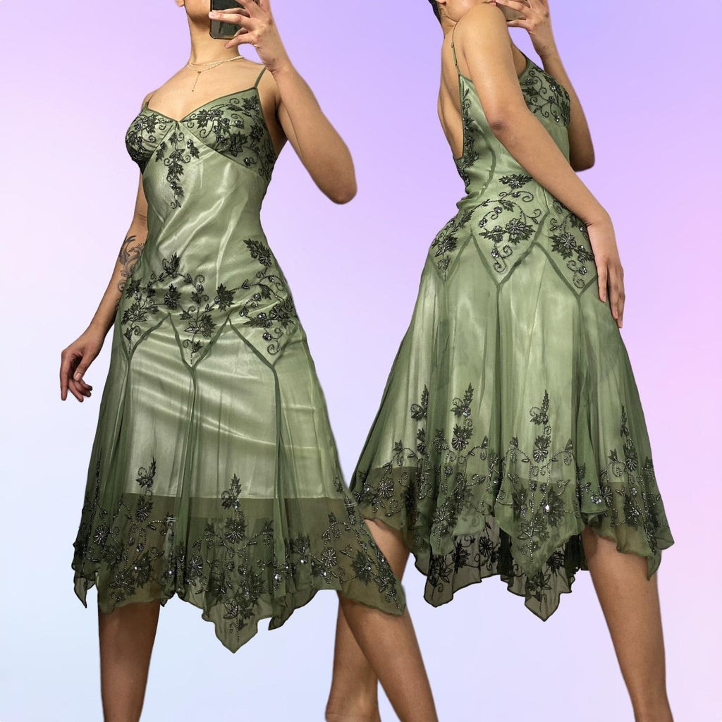 Adrianna Papell Women's Green Dress
