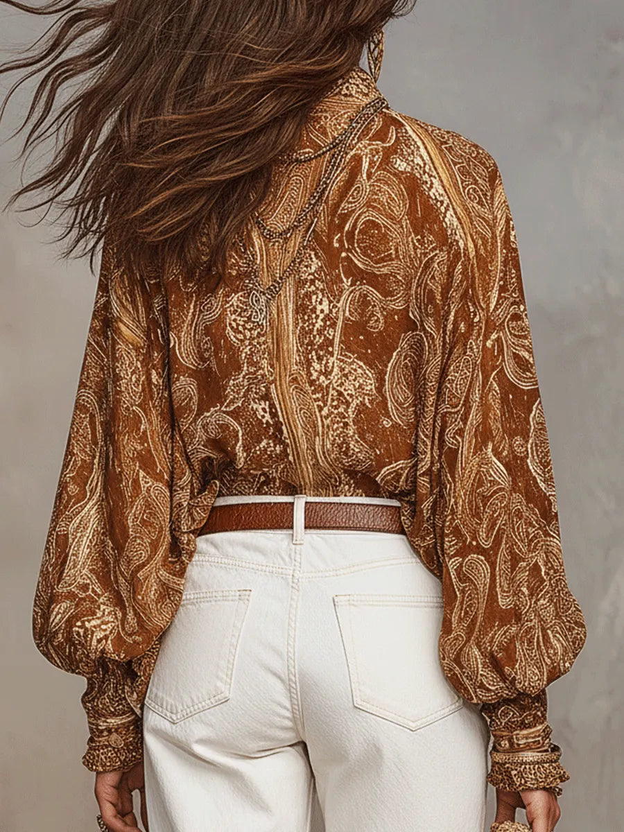 Bohemian Paisley Blouse