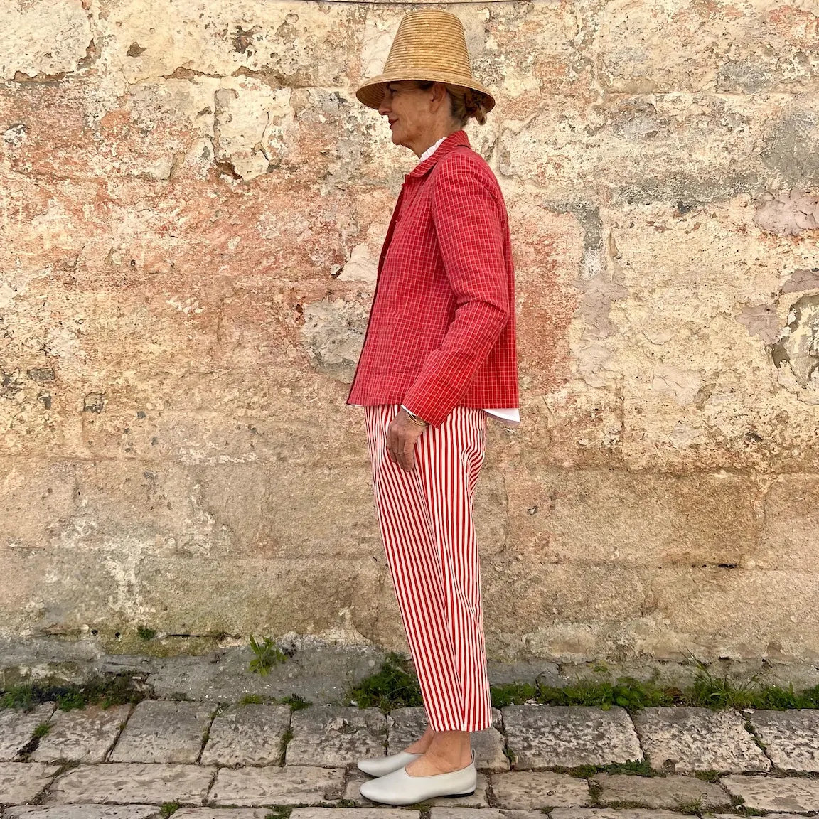 ApuntoB Jacket 1846 – Italian Linen Cotton Cropped Boxy Jacket