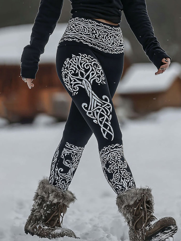 Vintage Viking  Celtic Knot Casual Leggings