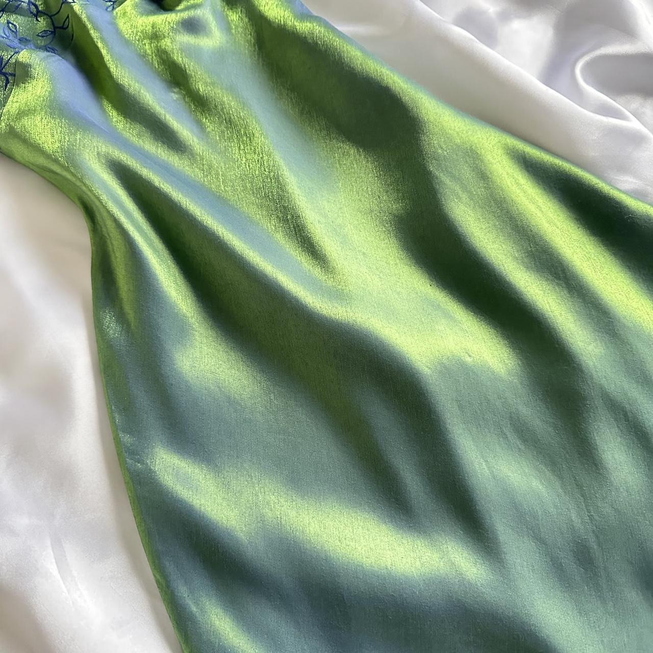 Women's Blue and Yellow Dress