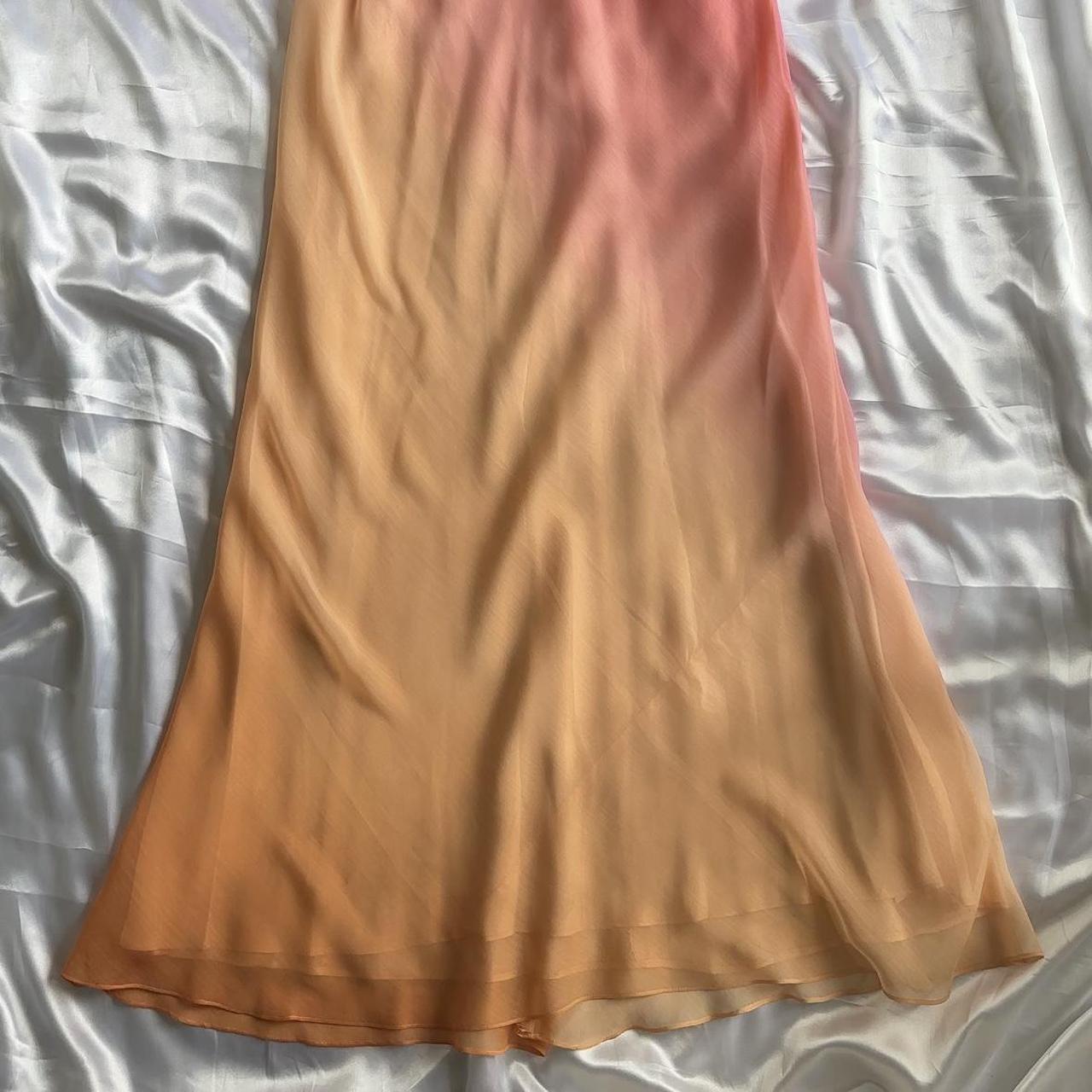 Women's Pink and Orange Dress
