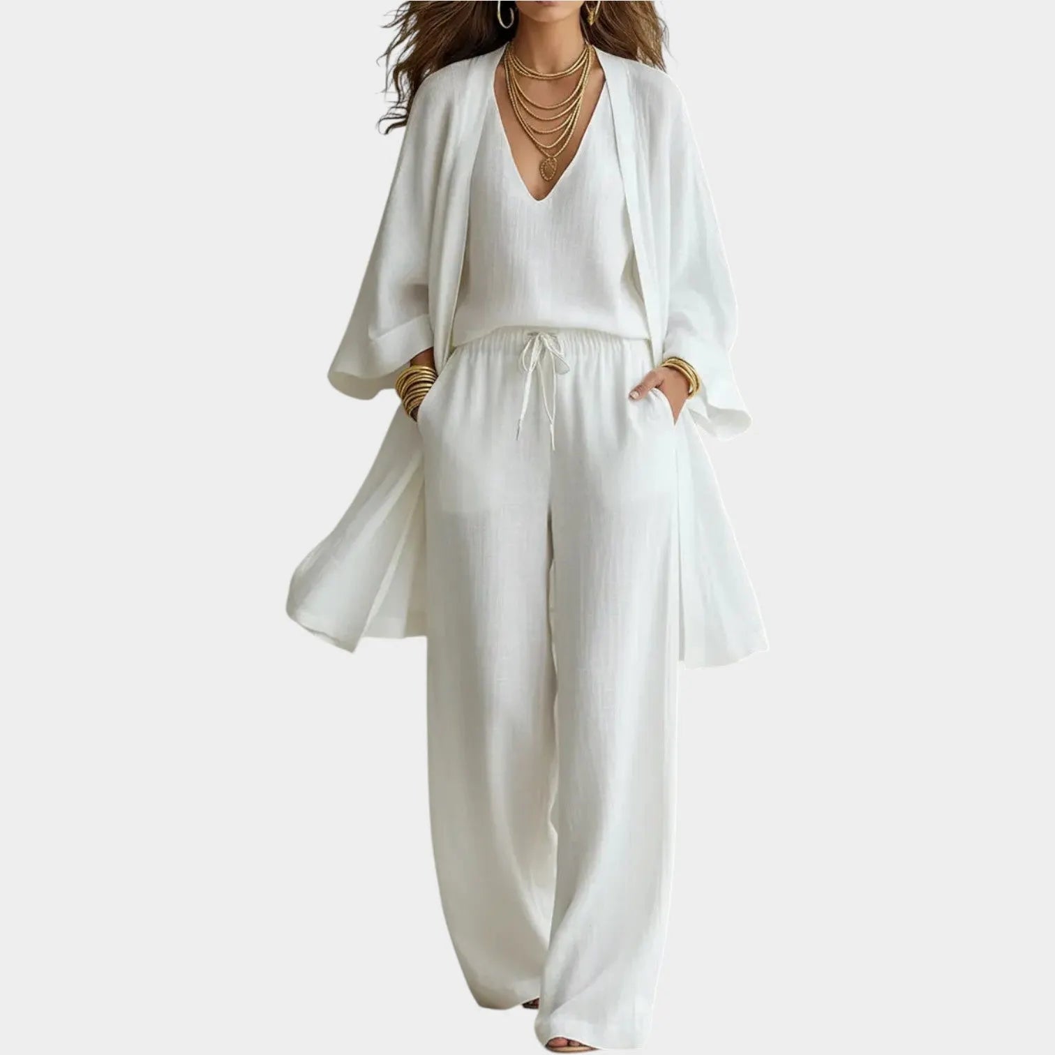 Minimalist Luxe Pants Set