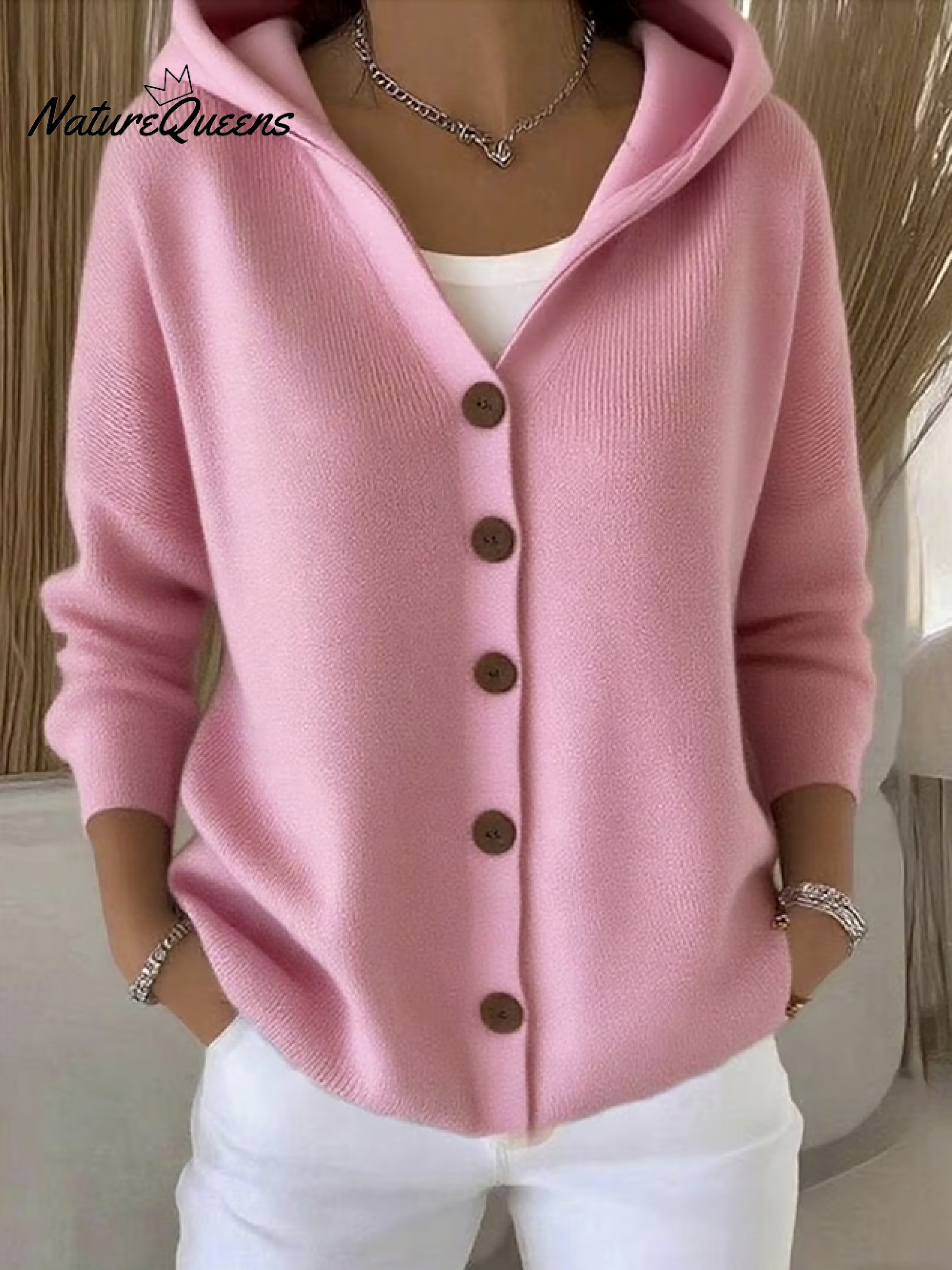 Women knit Long Sleeve Comfy Casual Cardigan