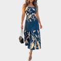 Floral Cut-Out Midi Dress