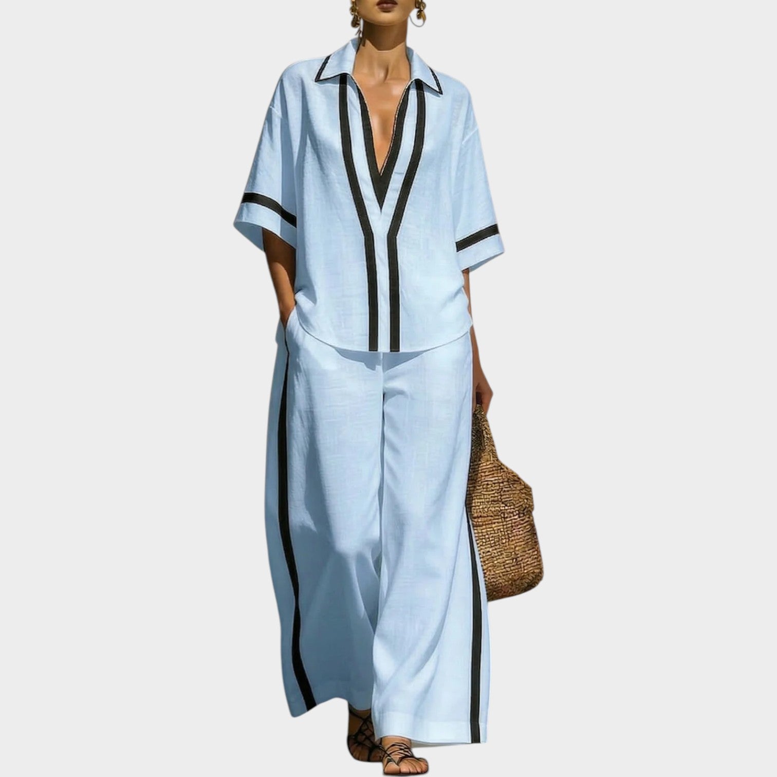 Relaxed Two-Piece Lounge Set