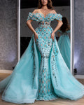 Women's Solid Color Embroidery Sequins Dress - 01