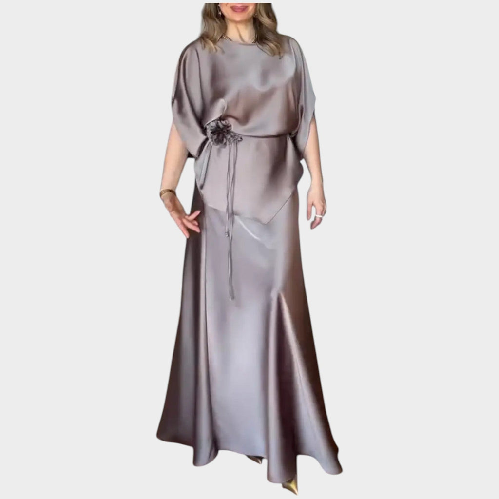 Elegant Satin Waist Set
