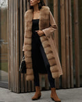 Mink Trim Coat