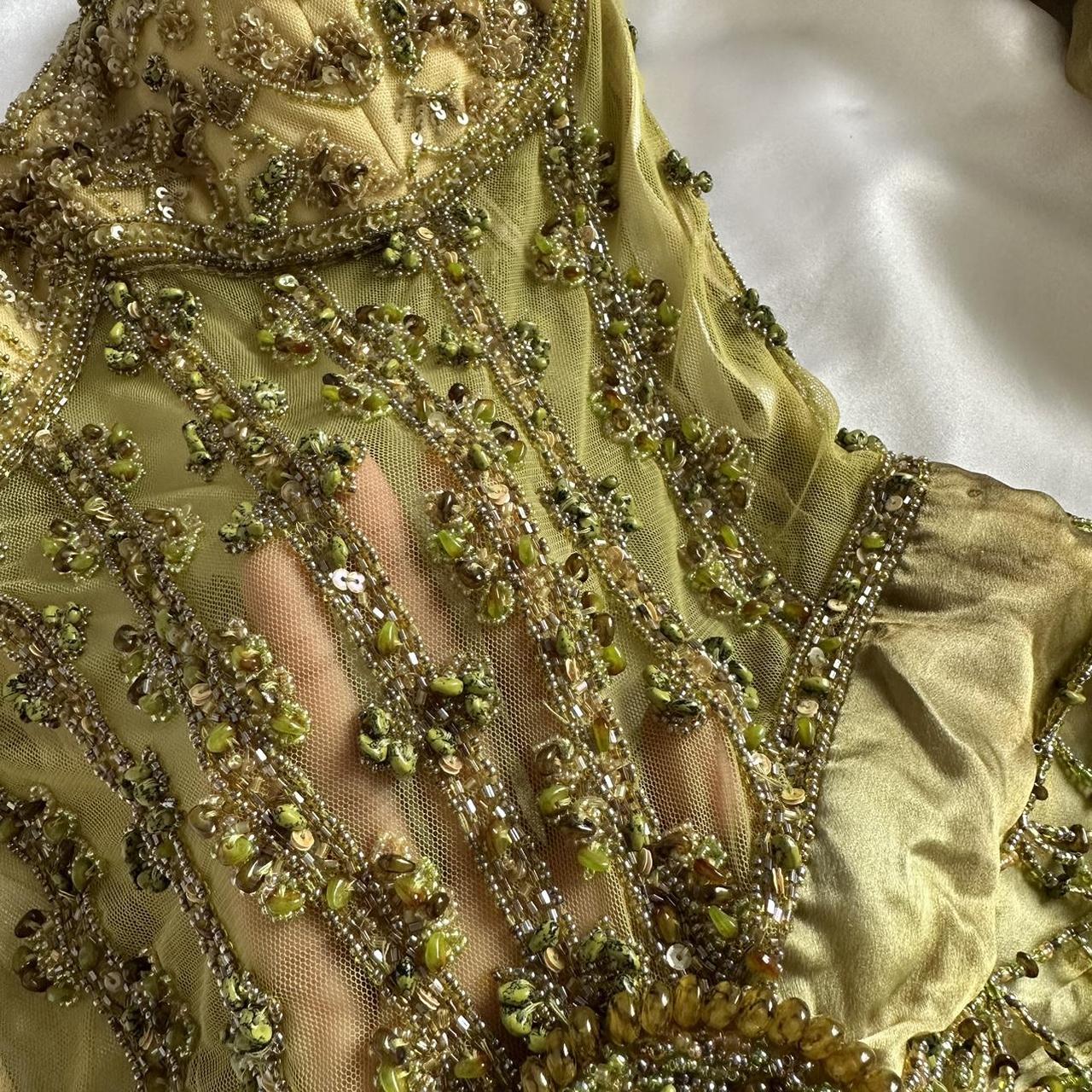 Women's Gold and Khaki Dress
