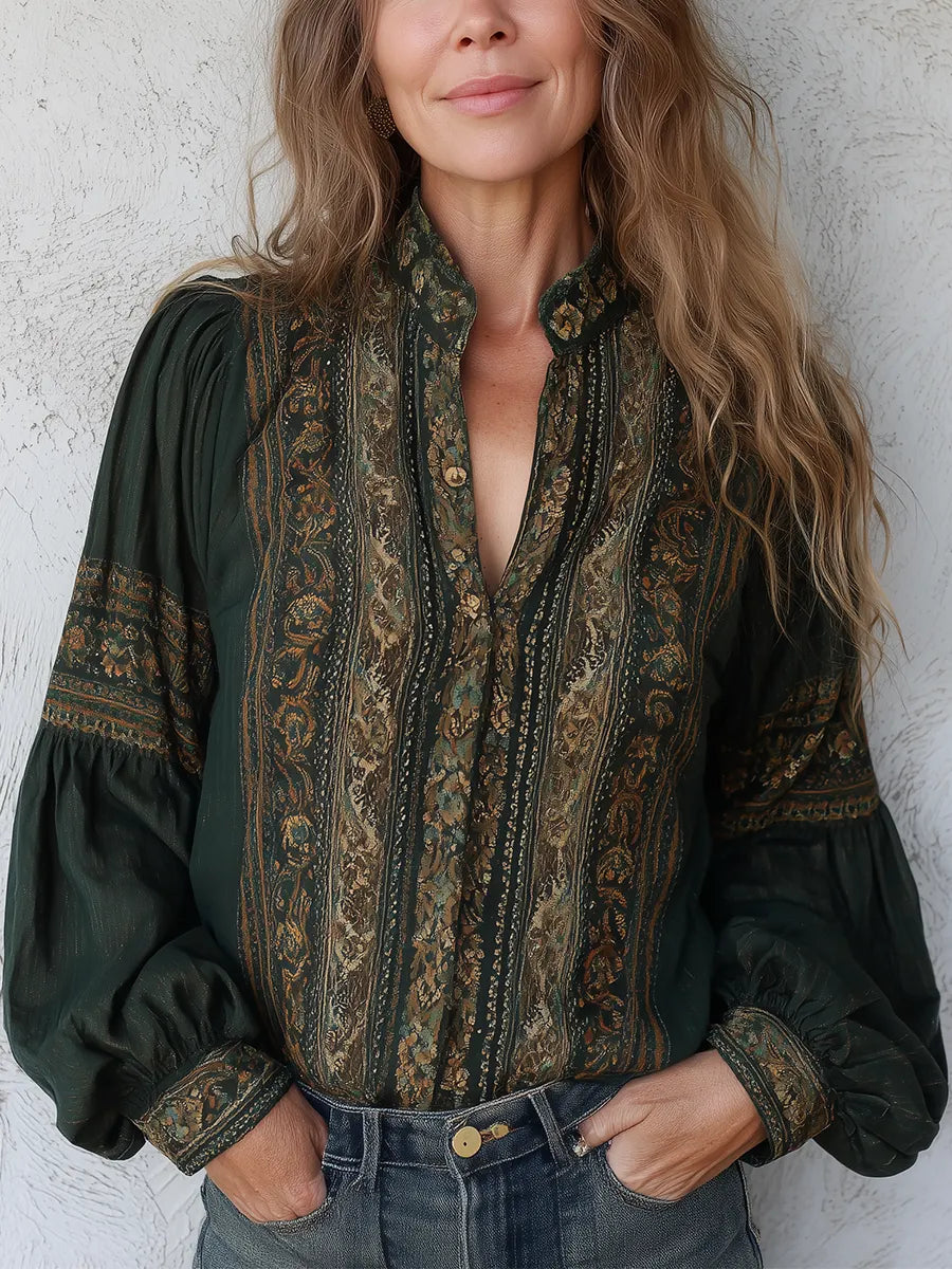 Bohemian Forest Gorgeous Print Shirt