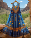 Summer Vacation Lace Embroidery Dress a0c8