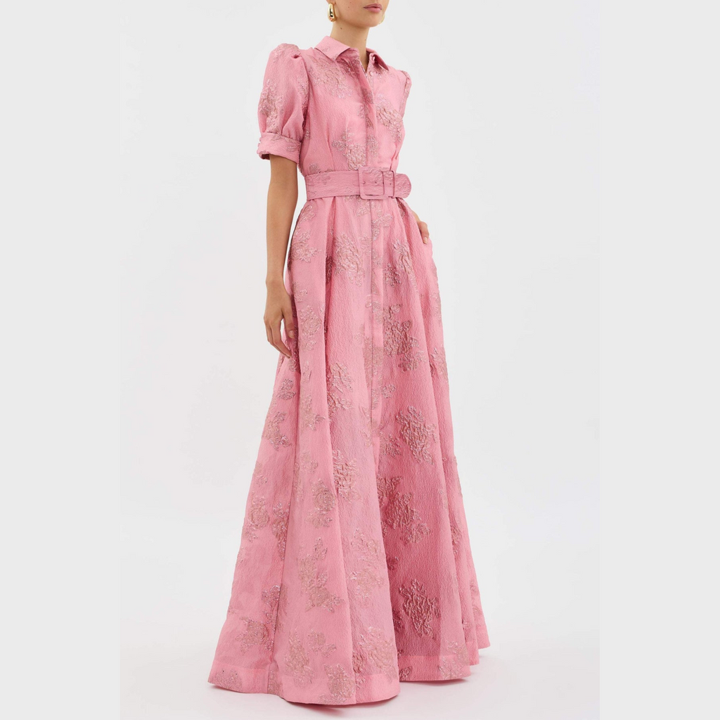 Beatriceâ¢ | Pink Dress with Balloon Sleeves