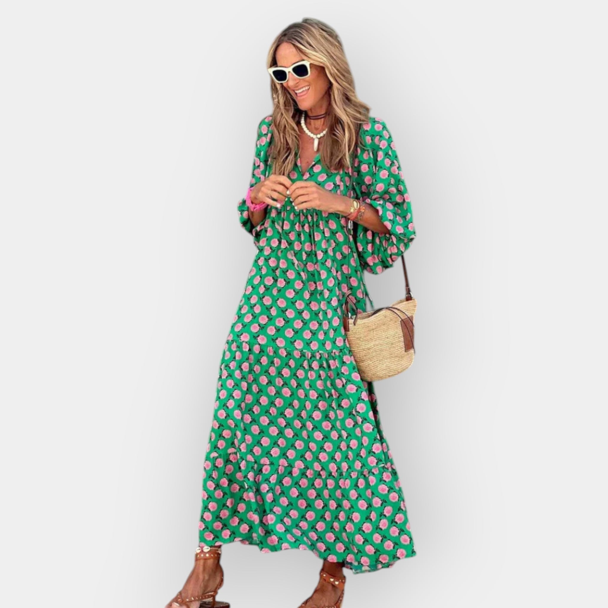 Floral Design Dress