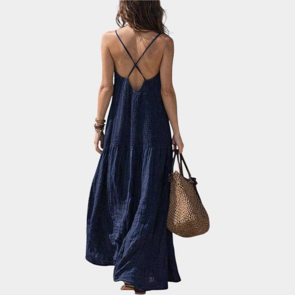 Flowy Smocked Maxi Sundress