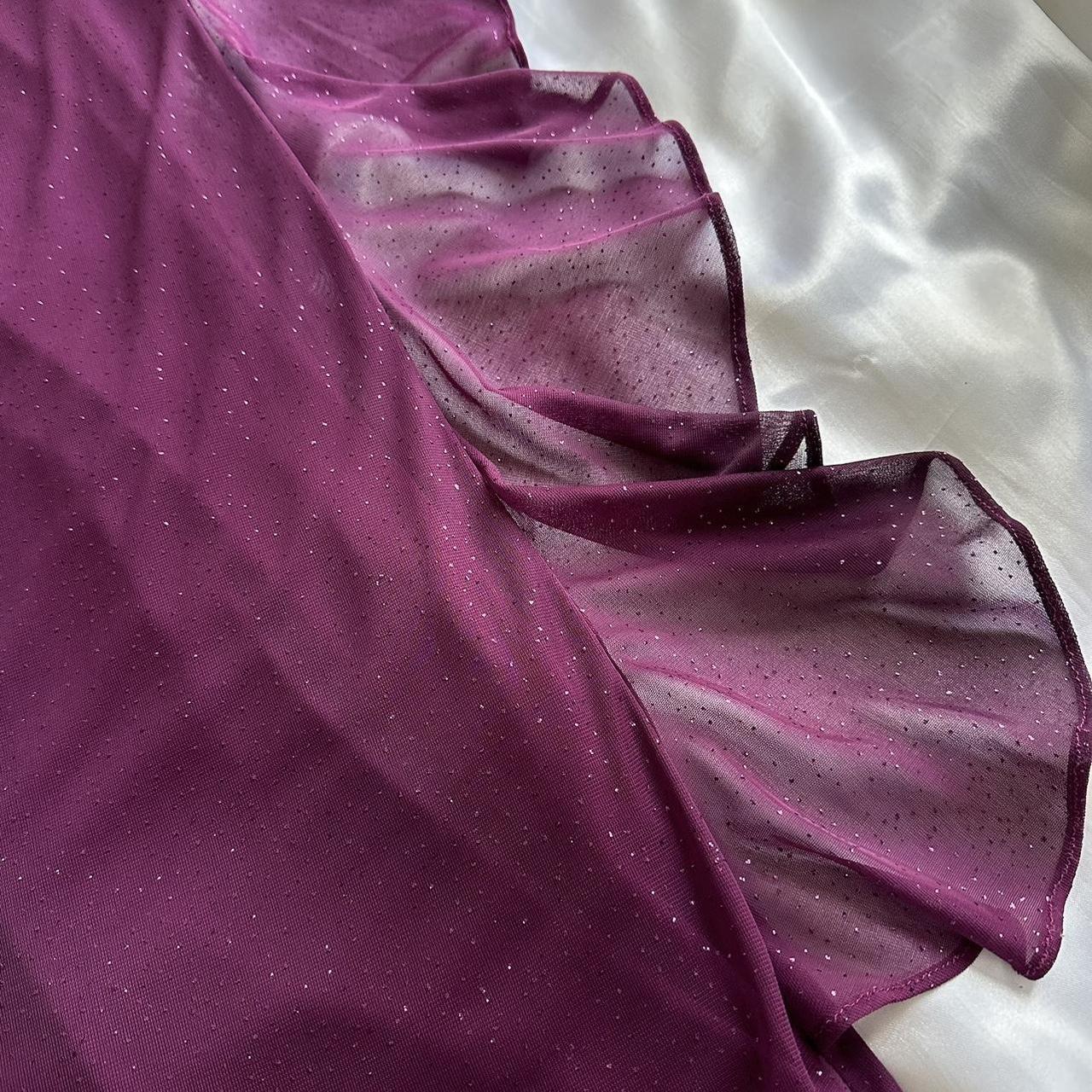 Betsy & Adam Women's Purple and Black Dress