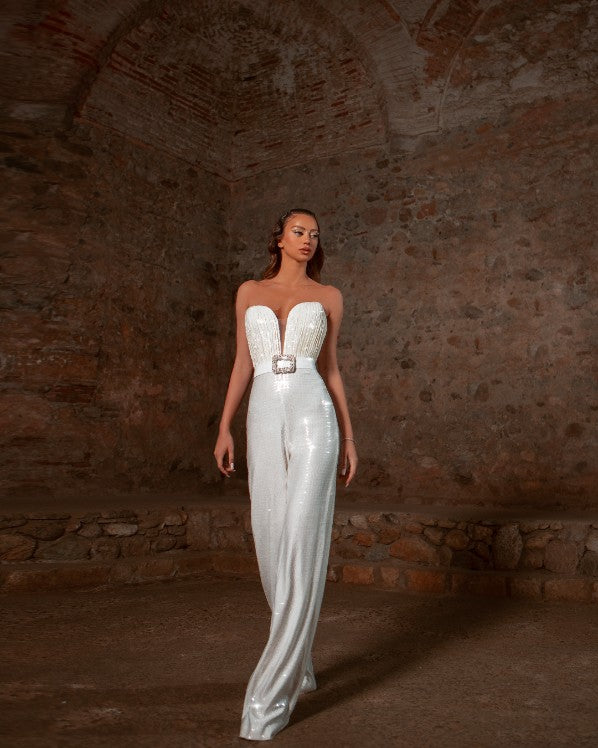 "Olympiada" Bridal Jumpsuit