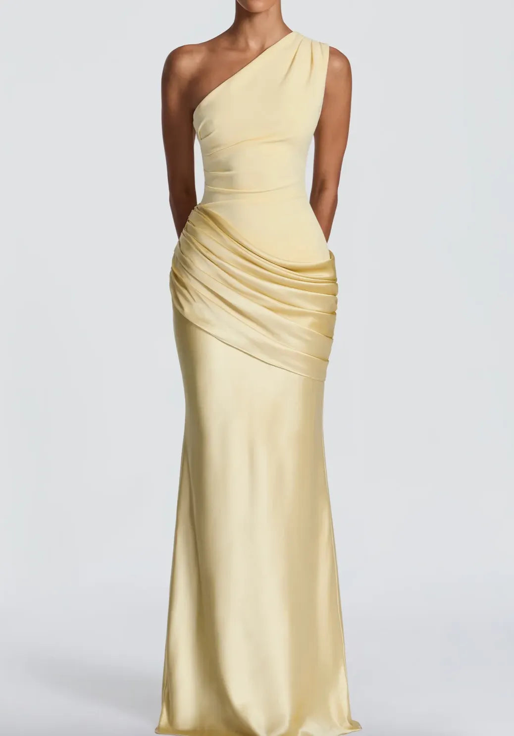 Butter Yellow Chiffon Maxi Dress Collection