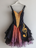 Summer casual music theme fashion design dress 54c4
