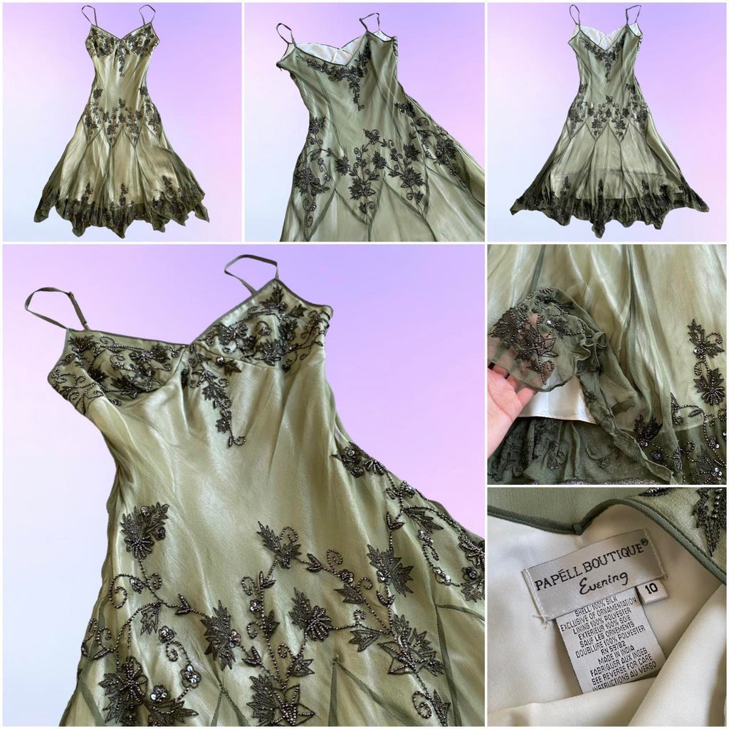 Adrianna Papell Women's Green Dress