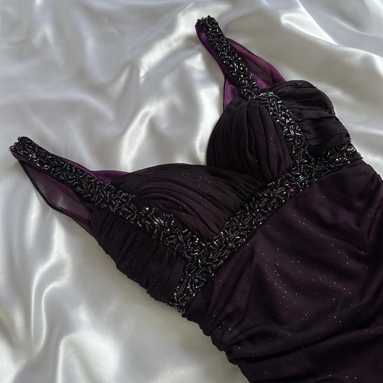 Betsy & Adam Women's Purple Dress
