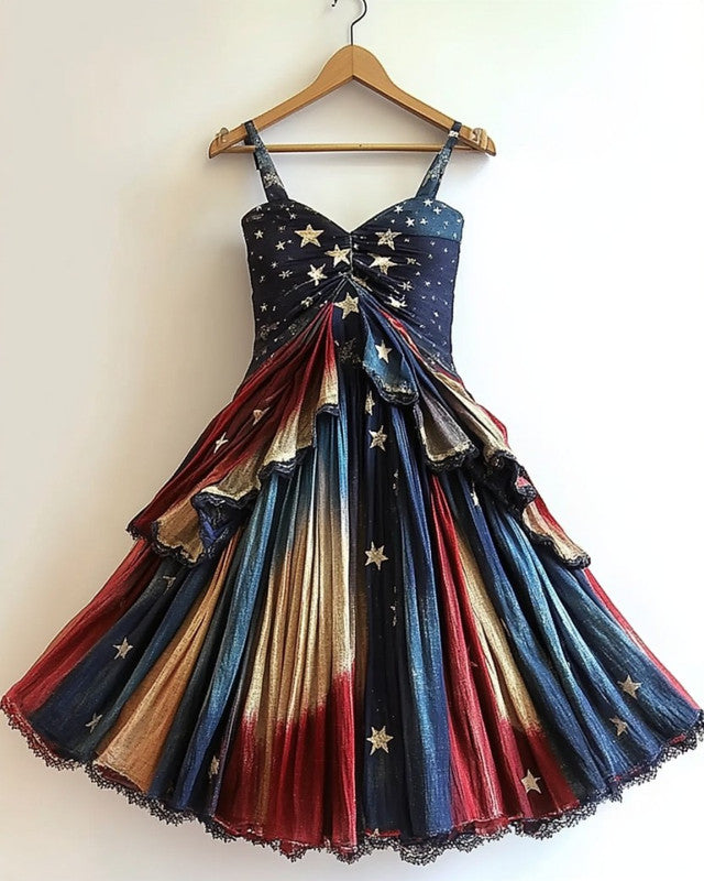 Summer Casual Independence Day Themed Dress 2dd8
