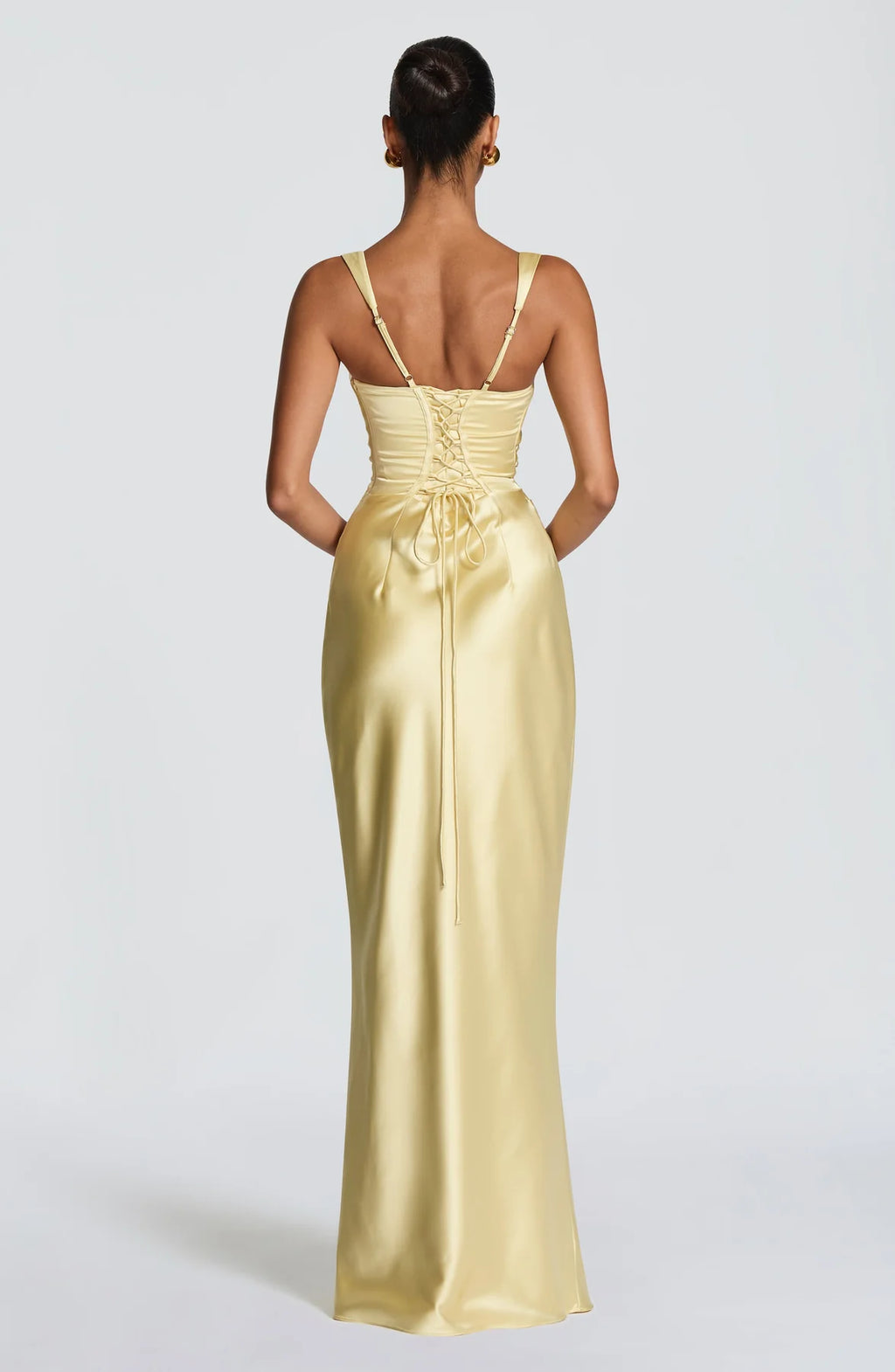 Butter Yellow Chiffon Maxi Dress Collection