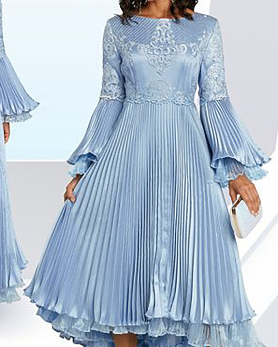Elegant Ladies Versatile Print casual dress