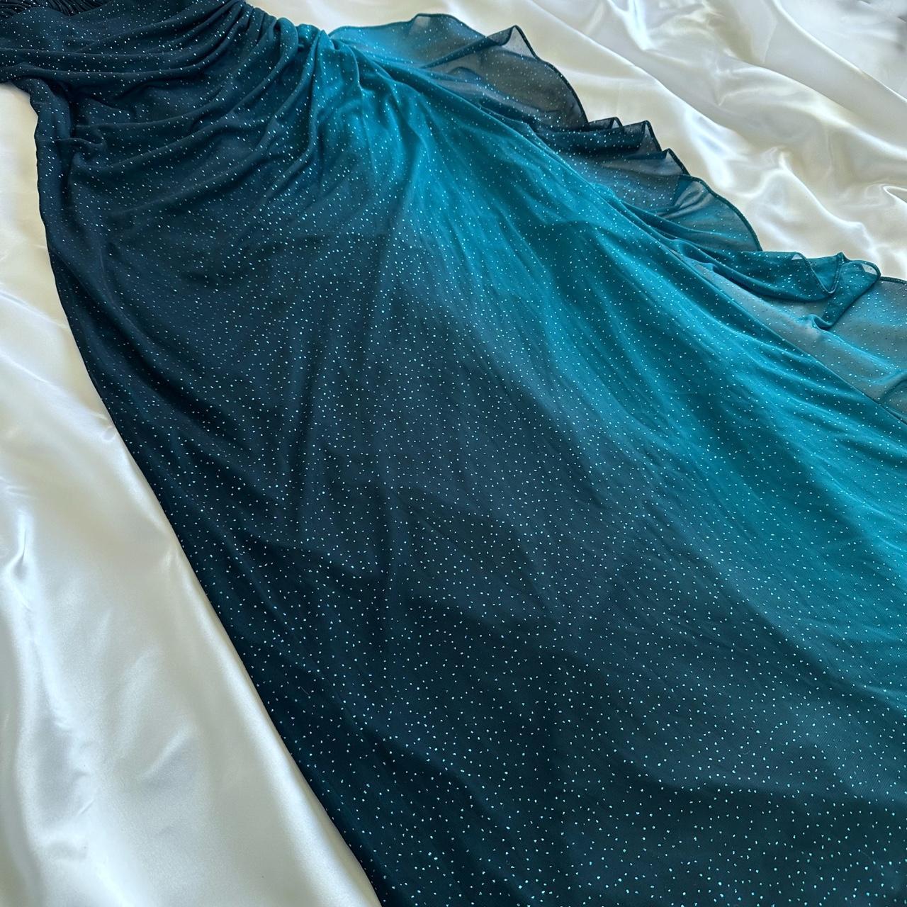 Betsy & Adam Women's Navy and Blue Dress