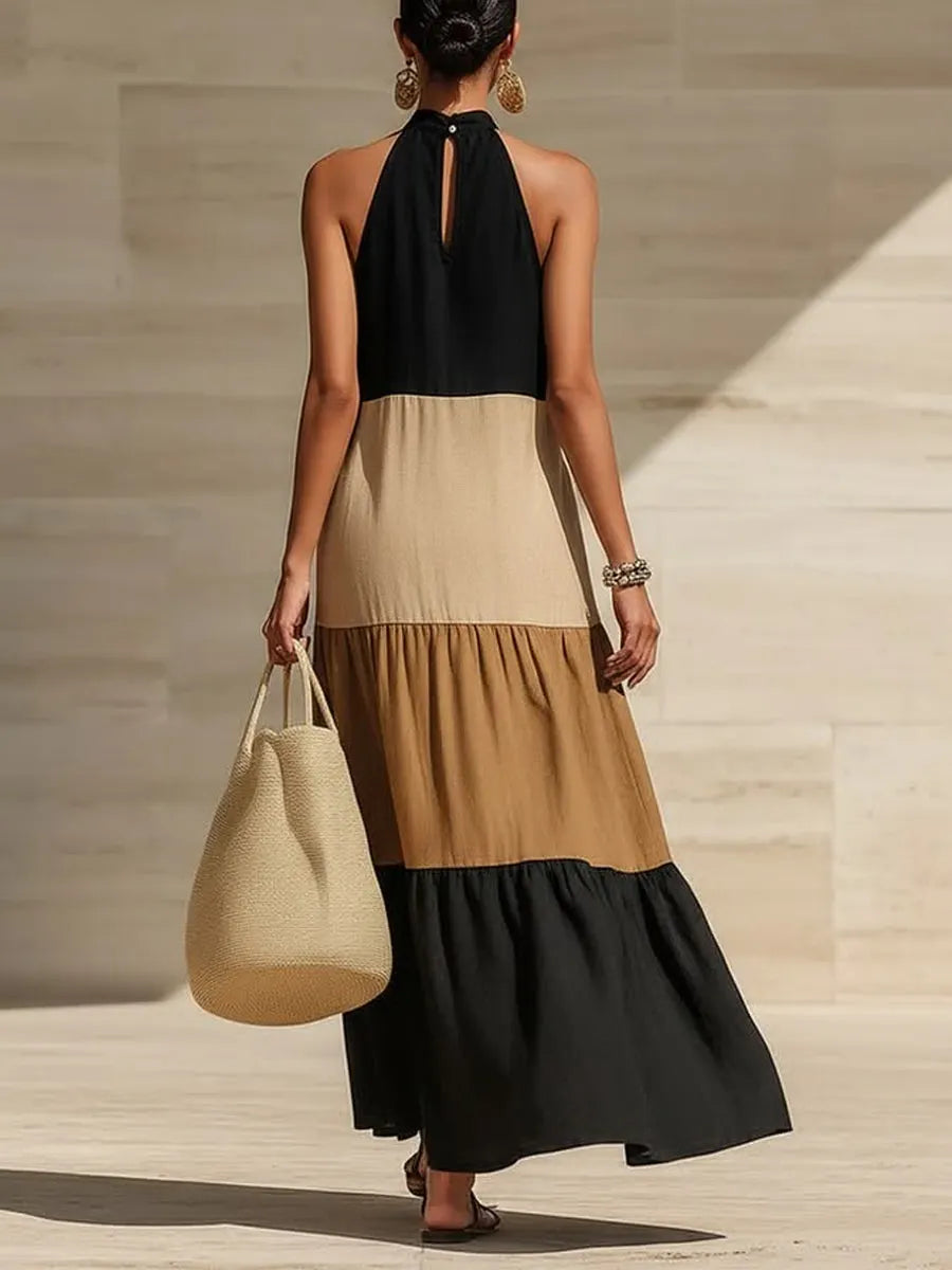 Women's Color-block Dress