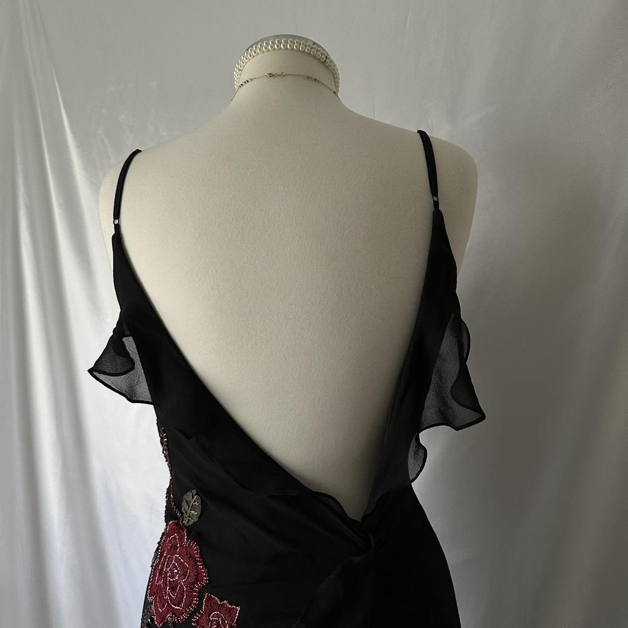 Sue Wong Women's Black and Red Dress