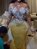 Asoebi Elegant Plus Size Gown-7