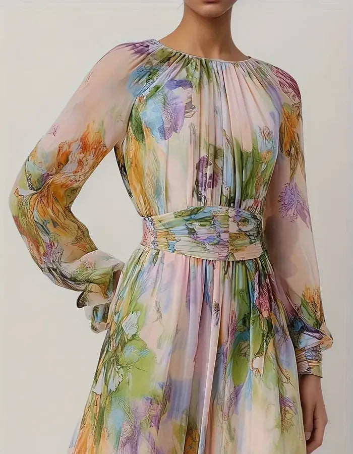 Floral Print Maxi Dress