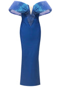 Bardot Pearl Maxi Dress Blue
