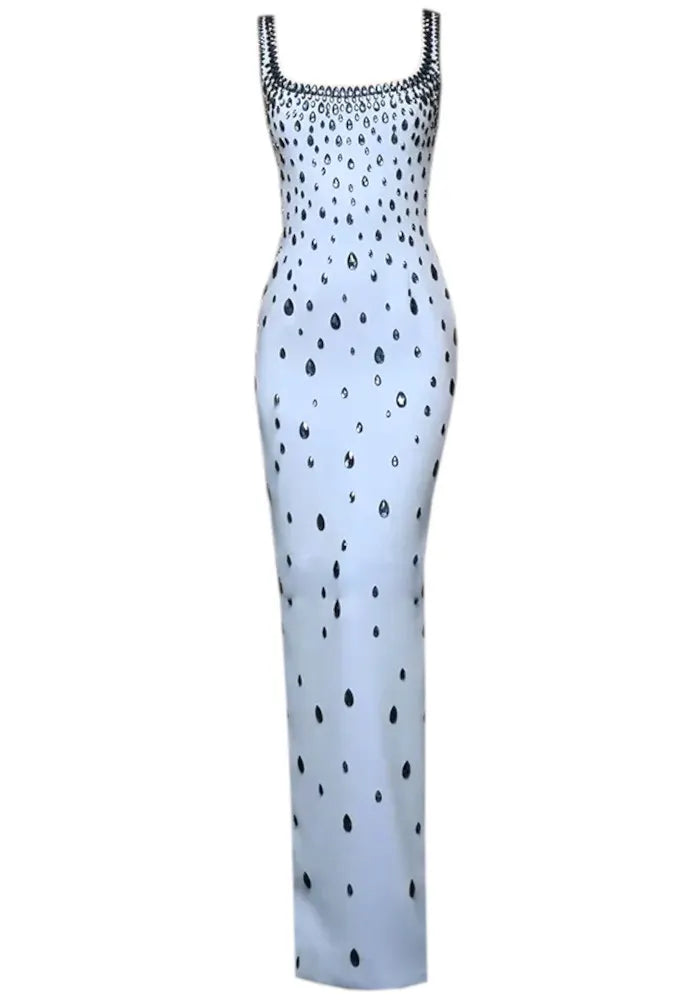 Crystal Maxi Dress Light Blue