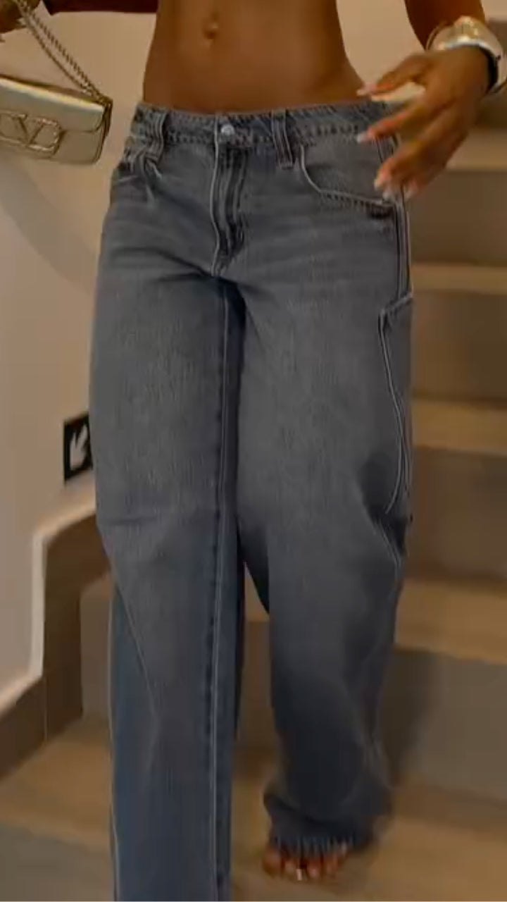 Women's  Oversized Baggy Denim Jeans