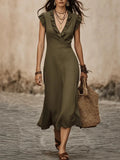 Women's Lace-trimmed Dress